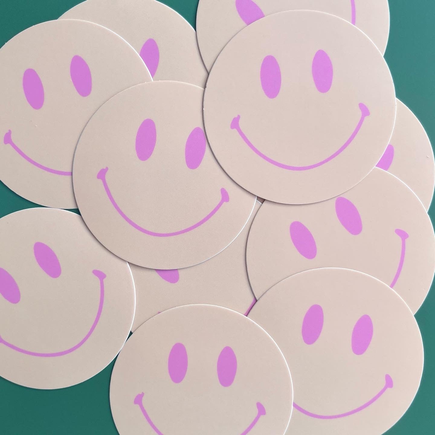 Smiley Face Logo Sticker